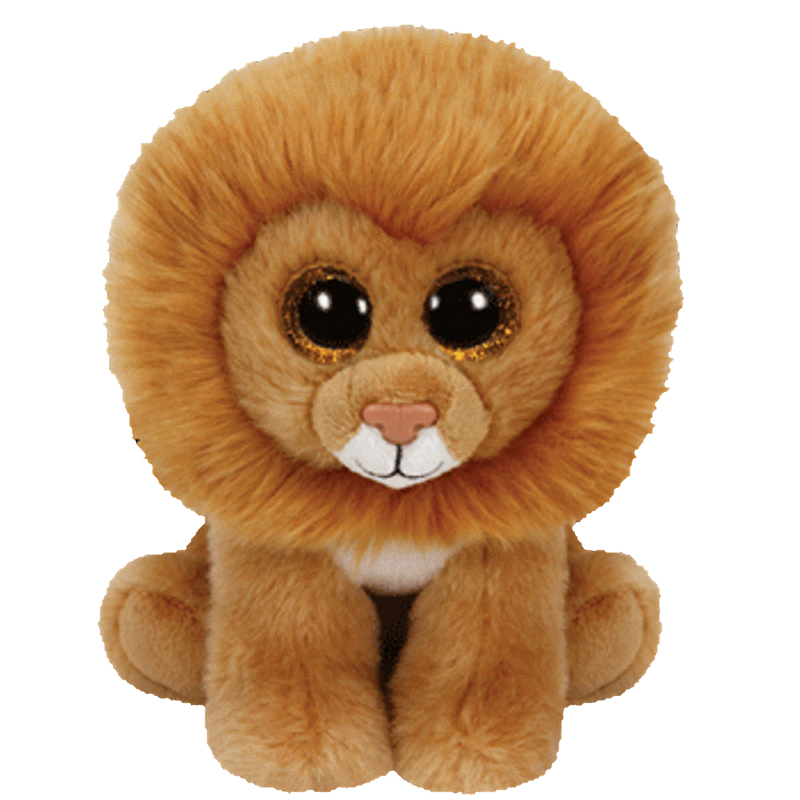 TY Beanie Baby - LOUIE the Lion (6 inch) *Original Release - Light Color*