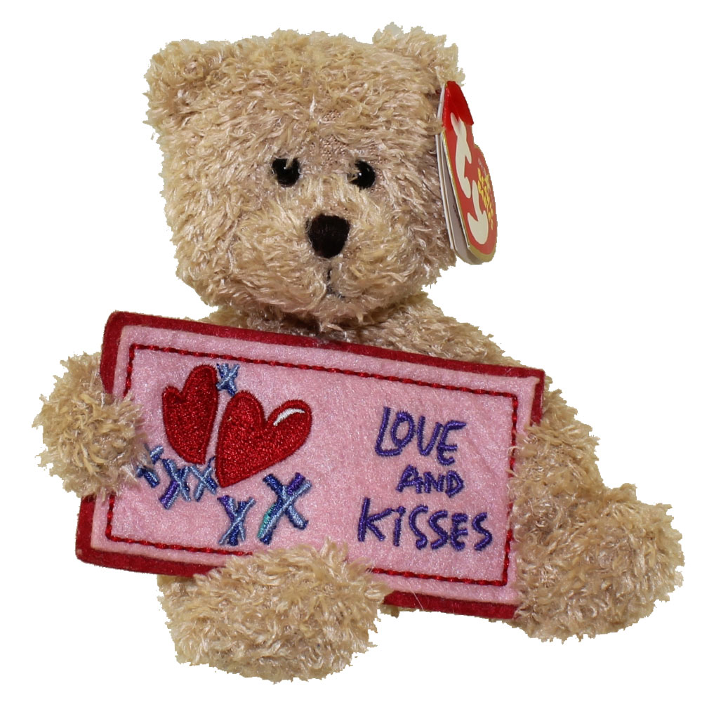 TY Beanie Baby - LOVE AND KISSES the Bear (Greetings Collection) (5 inch)