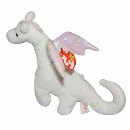 TY Beanie Baby - MAGIC the White Dragon (4th Gen hang tag) (7 inch)