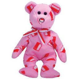 TY Beanie Baby - MAJU the Bear *w/ FLAG NOSE* (Singapore Exclusive) (8.5 inch)