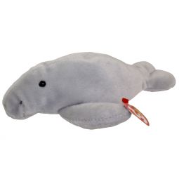 TY Beanie Baby - MANNY the Manatee (4th Gen hang tag) (8.5 inch)