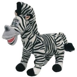 TY Beanie Baby - MARTY the Zebra ( Madagascar 2 - Movie Beanie ) (7 inch)