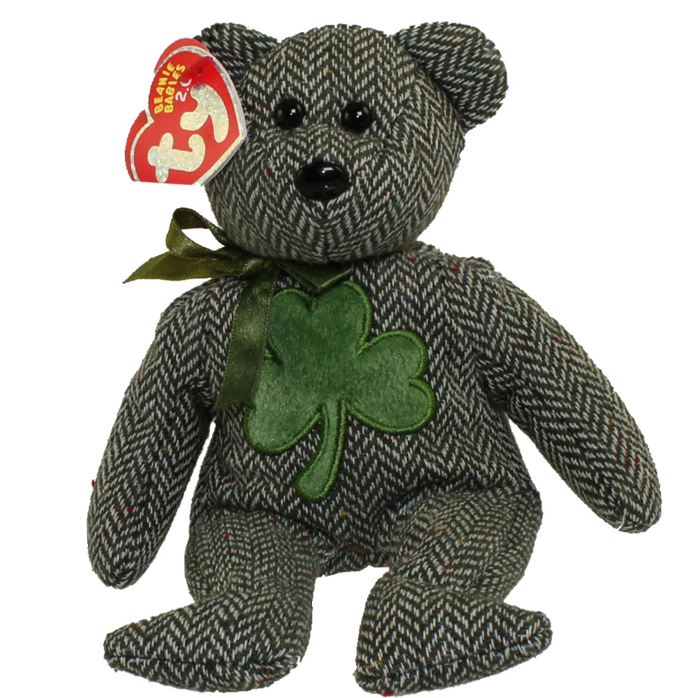 TY Beanie Baby 2.0 - McLUCKY the Irish Bear (Internet Exclusive) (8 inch)