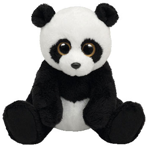 Ty Beanie Baby Ming The Panda Bear 6 Inch 2015 Version Blue Eyes Heart Tag A22 for sale online 