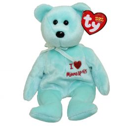 TY Beanie Baby - MINNEAPOLIS the Bear (I Love Minneapolis - Show Exclusive) (9 inch)