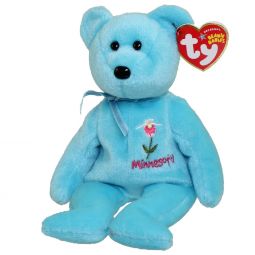 TY Beanie Baby - MINNESOTA LADY'S SLIPPER the Bear (Show Exclusive) (8.5 inch)