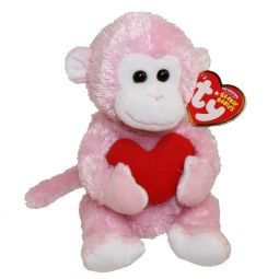 TY Beanie Baby - MISCHIEF the Valentine's Monkey (5 inch)
