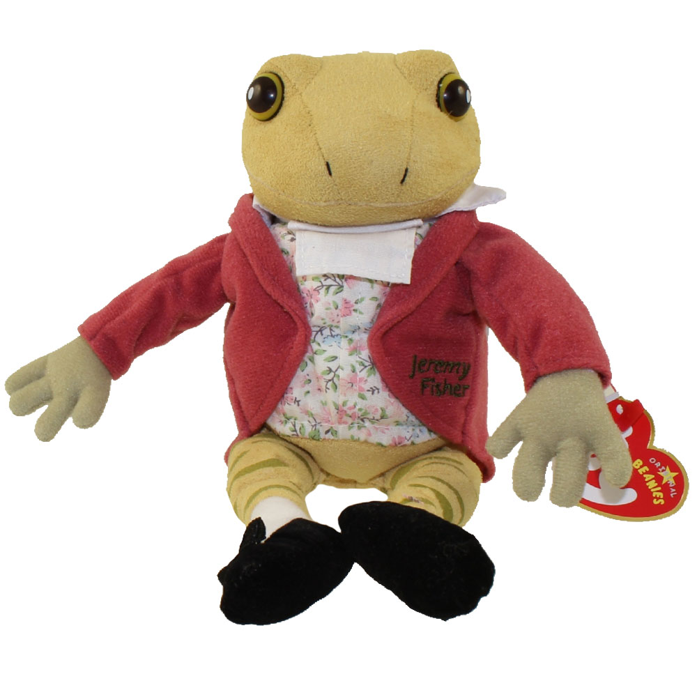 TY Beanie Baby - MR. JEREMY FISHER the Frog (UK Exclusive) (10 inch)