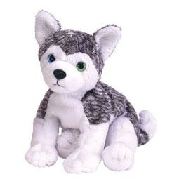 TY Beanie Baby - MUKLUK the Husky Dog (blue & green eyes) (5.5 inch)