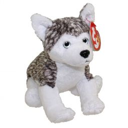 TY Beanie Baby - MUKLUK the Husky Dog (white eyes) (5.5 inch)