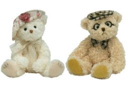TY Beanie Babies - GRANDPARENTS SET of 2 BEARS ( Napa & Papa 2007 ) (Internet Exclusives - 8.5 inch)