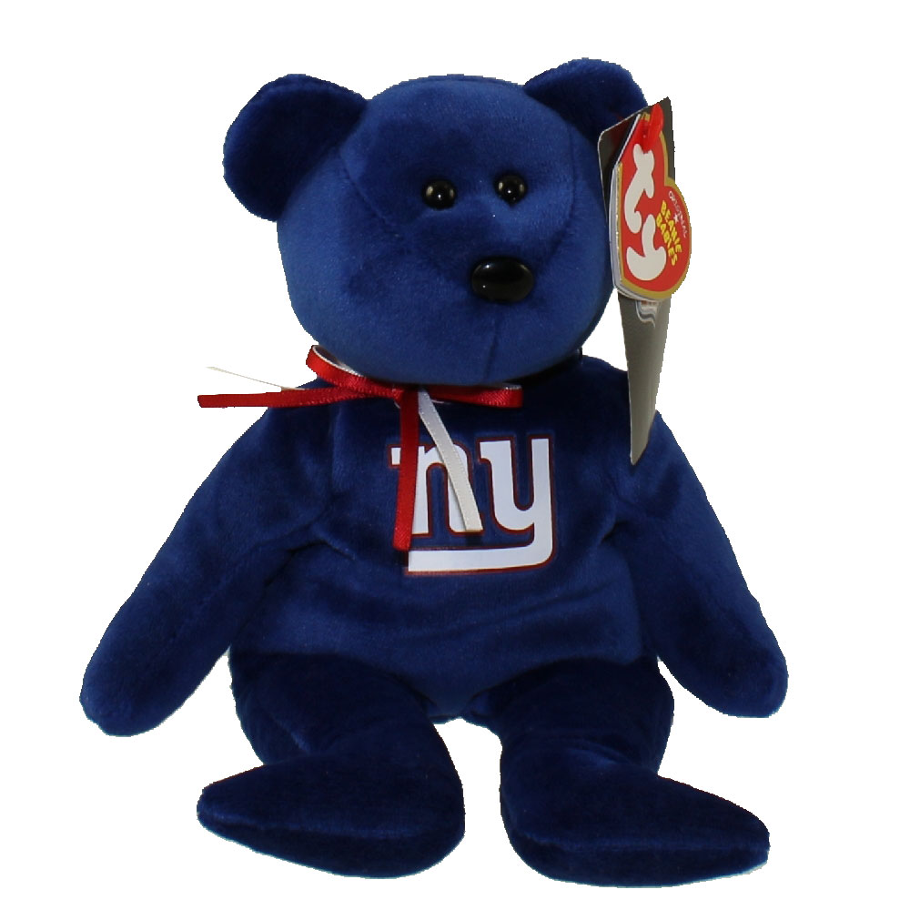 TY Beanie Baby - NFL Football Bear - NEW YORK GIANTS (8.5 inch)
