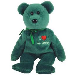 TY Beanie Baby - NEW JERSEY the Bear (I Love New Jersey - State Exclusive) (8.5 inch)
