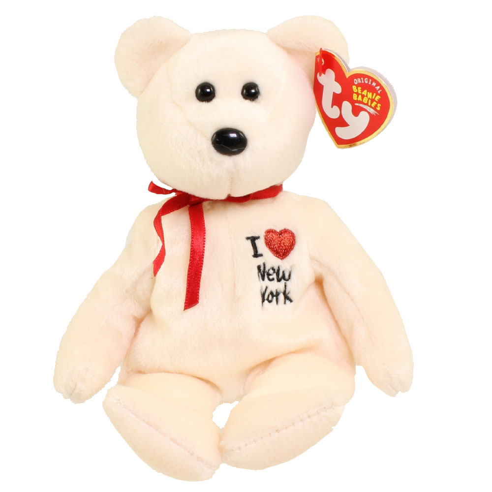TY Beanie Baby   NEW YORK the Bear (I Love New York   Show Exclusive 
