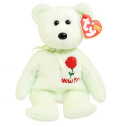 TY Beanie Baby - NEW YORK ROSE the Bear (Show Exclusive) (8.5 inch)