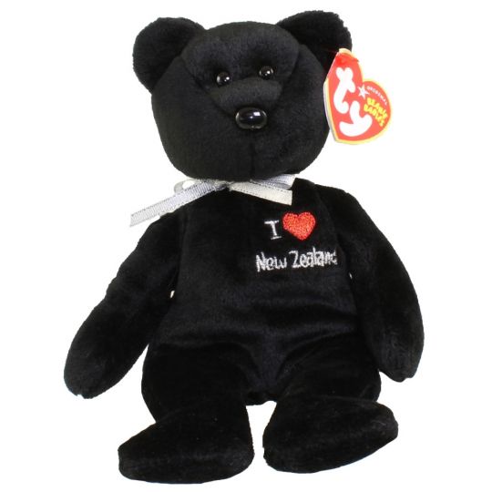 TY Beanie Baby NEW ZEALAND the Bear I Love New Zealand Asia