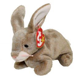TY Beanie Baby - NIBBLY the Brown Rabbit (6 inch)