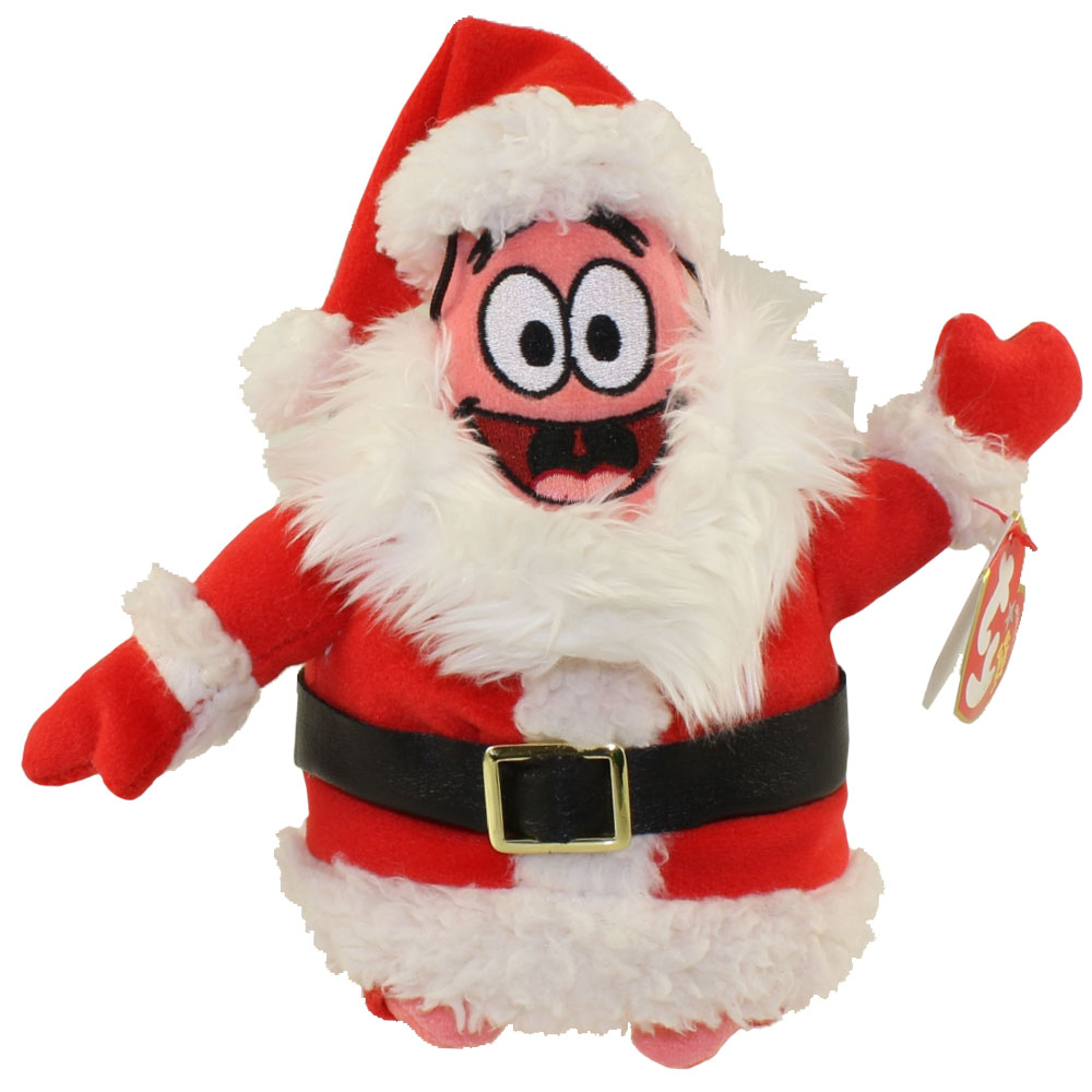 TY Beanie Baby - PATRICK STAR ( PATRICK CLAUS ) (7.5 inch): BBToyStore