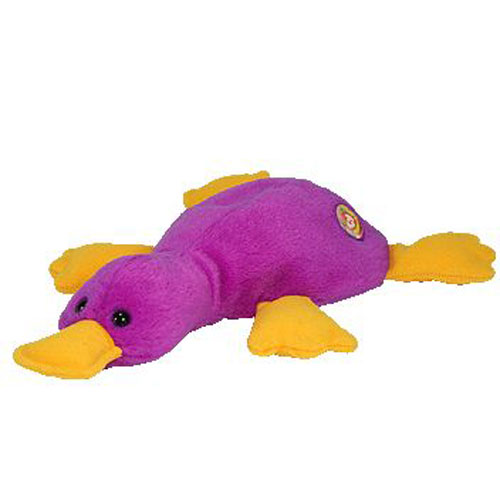 TY Beanie Baby - PATTI the Platypus (Deep Purple) (BBOC Exclusive) Rare! (9.5 inch)