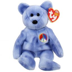 TY Beanie Baby - PEACE 2003 the Bear (Blue Version) (8.5 inch)