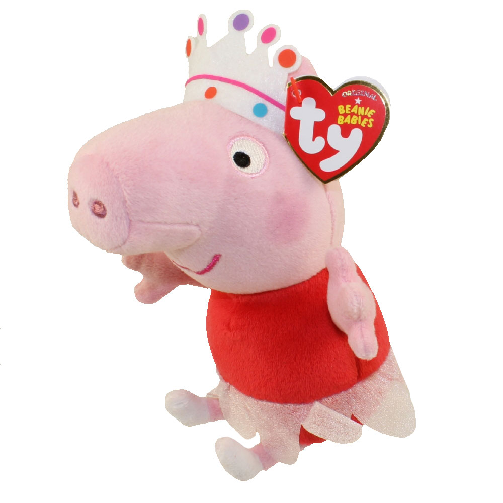 Details about   Ty Beanie Baby Peppa Pig Ballerina 