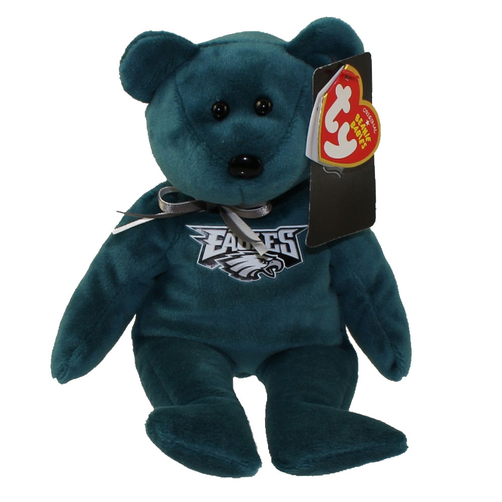 TY Beanie Baby - NFL Football Bear - PHILADELPHIA EAGLES