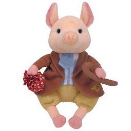 TY Beanie Baby - PIGLING BLAND the Pig (Harrod's Gold Letter Version - UK Exclusive) (8 inch)