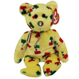 TY Beanie Baby - PINATA the Bear (Mexican Flag Nose) (8.5 inch)