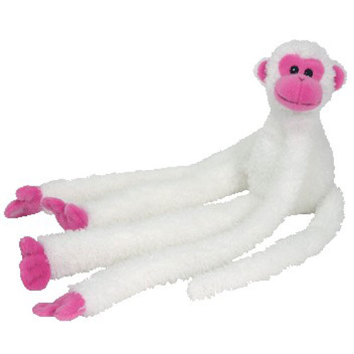 TY Pinkys - LOVE ME the White Monkey (17 inch)