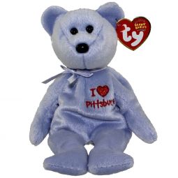 TY Beanie Baby - PITTSBURGH the Bear (I Love Pittsburgh - Show Exclusive) (8.5 inch)