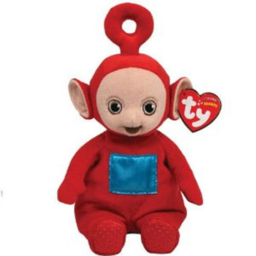 TY Beanie Baby - PO the Red Teletubby (UK Exclusive) (8.5 inch)