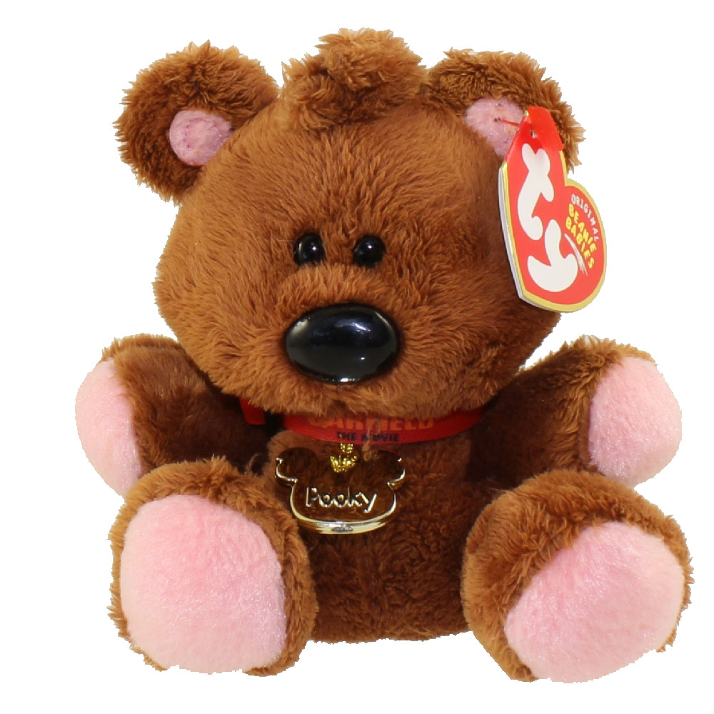 TY Beanie Baby - POOKY the Stuffed Animal Bear (Garfield