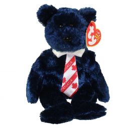 TY Beanie Baby - POPS the Bear (Canadian TIE Version) (8.5 inch)