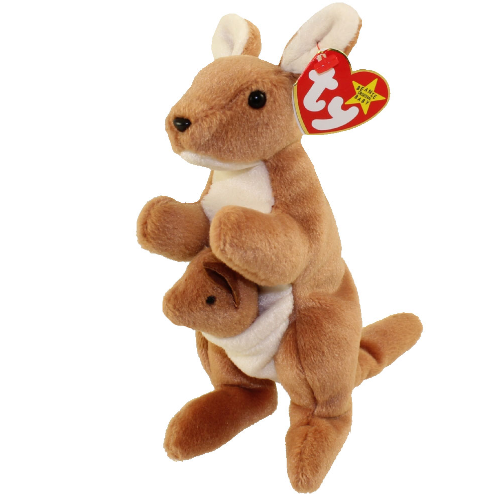 Ty Beanie Buddy Pouch Kangaroo With Baby Joey 3rd Gen Cute 2000 for sale online 