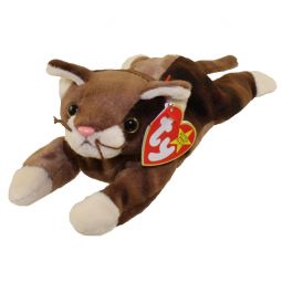 TY Beanie Baby - POUNCE the Cat (8 inch)