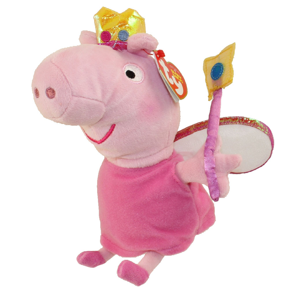 TY Beanie Baby - PRINCESS PEPPA (U.S. Version Peppa Pig - 6 inch)