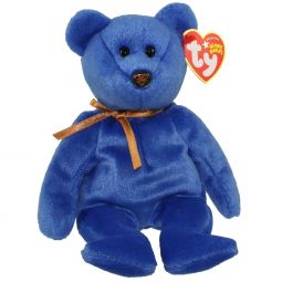 TY Beanie Baby - PROMISE the Blue Bear (Northwestern Mutual Exclusive) (8.5 inch)