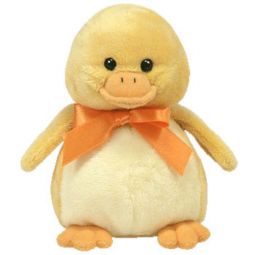 TY Beanie Baby - PUDDLES the Yellow Duck (6 inch)