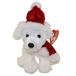 TY Beanie Baby - PUPPY CLAUS the Dog (BBOM December 2007) (5 inch)