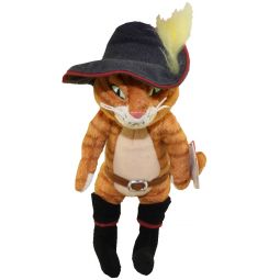 TY Beanie Baby - PUSS IN BOOTS the Cat (Shrek DVD Exclusive) (8.5 inch)