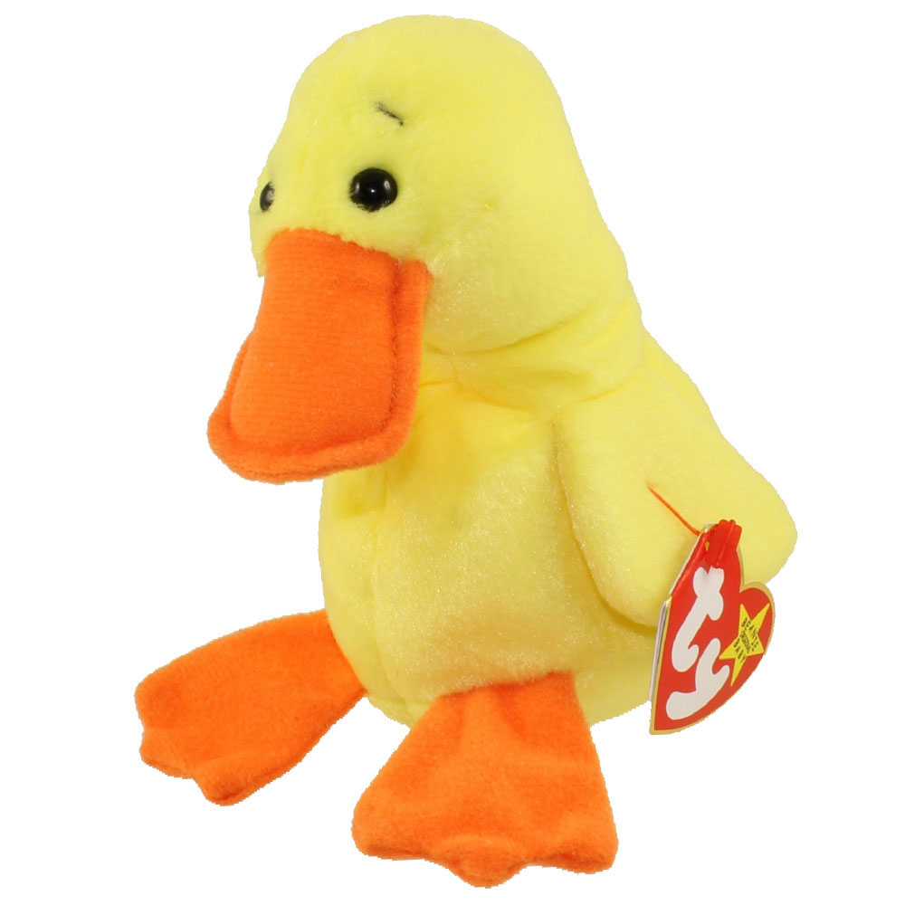 TY Beanie Baby - QUACKERS the Duck (5.5 inch)