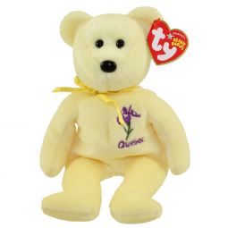 TY Beanie Baby - QUEBEC IRIS VERSICOLOR the Bear (Canada Show Exclusive) (8.5 inch)