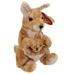 TY Beanie Baby - RICOCHET the Kangaroo (7 inch)