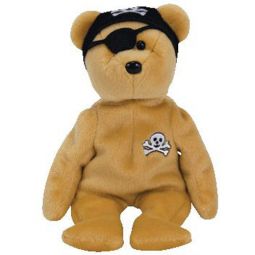 TY Beanie Baby - ROGER the Pirate Bear (Vedes Germany Exclusive) (8.5 inch)