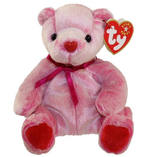 TY Beanie Baby - ROMANCE the Valentines Day Bear (7 inch)