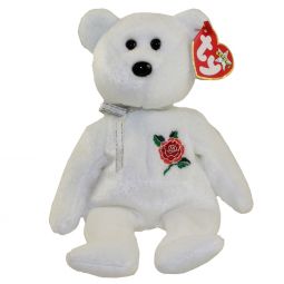 TY Beanie Baby - ROSE the Bear (UK Exclusive) (8.5 inch)