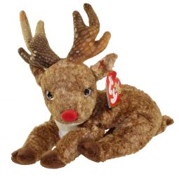 TY Beanie Baby - ROXIE the Reindeer (Red Nose) (7.5 inch)