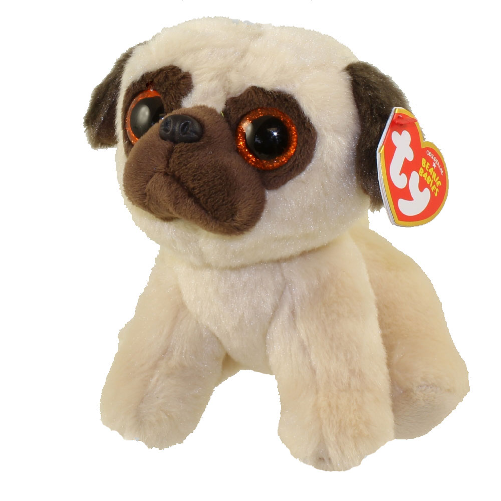 TY Beanie Baby - RUFUS the Pug Dog (6 inch)