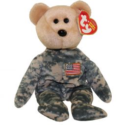 TY Beanie Baby - SALUTE the Bear (Flag on Chest) (8.5 inch)