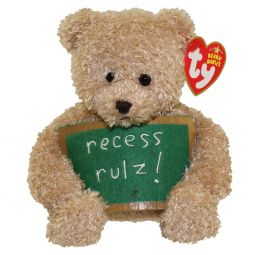 TY Beanie Baby - SCHOOL ROCKS the Bear (Recess Rulz!) (Hallmark Exclusive) (6 inch)
